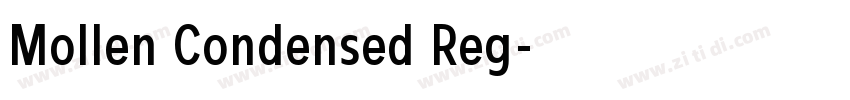 Mollen Condensed Reg字体转换